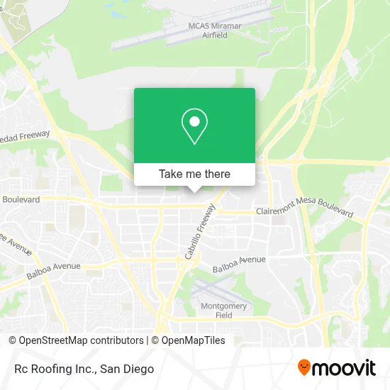 Rc Roofing Inc. map