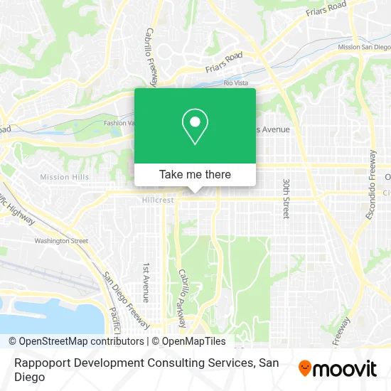 Rappoport Development Consulting Services map