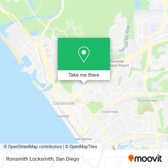 Ronsmith Locksmith map