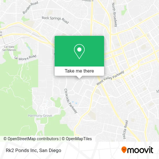 Rk2 Ponds Inc map