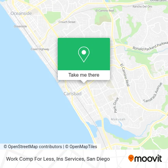 Work Comp For Less, Ins Services map