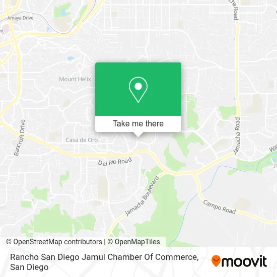 Rancho San Diego Jamul Chamber Of Commerce map