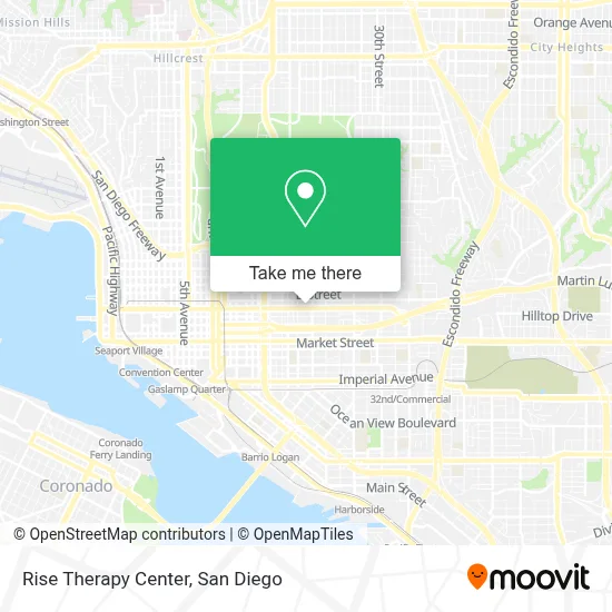 Rise Therapy Center map