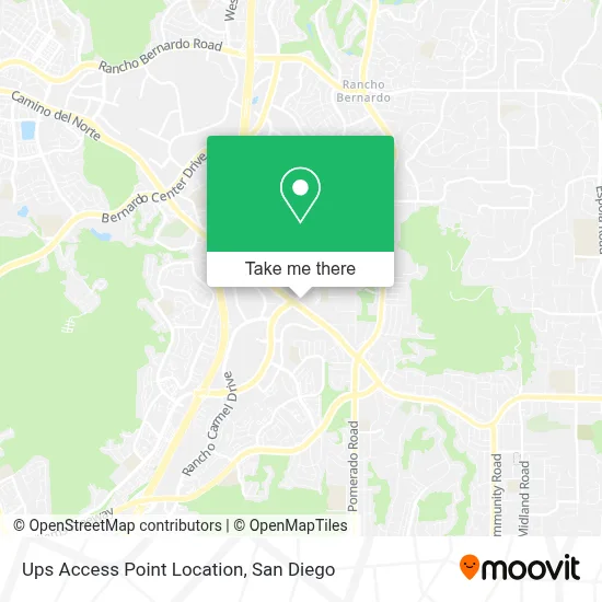 Ups Access Point Location map