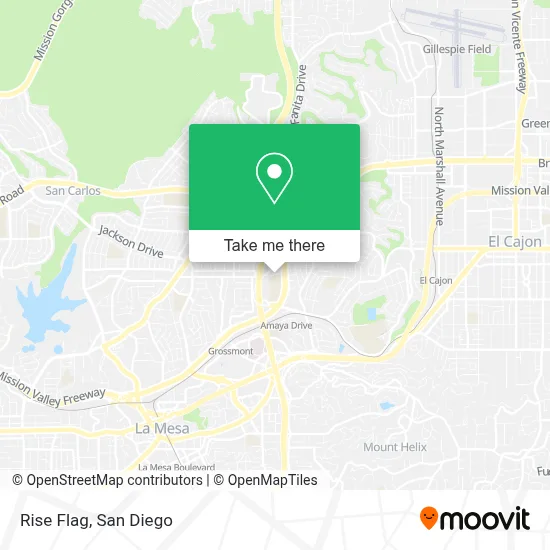 Rise Flag map
