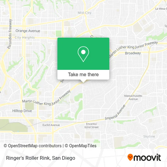 Ringer's Roller Rink map