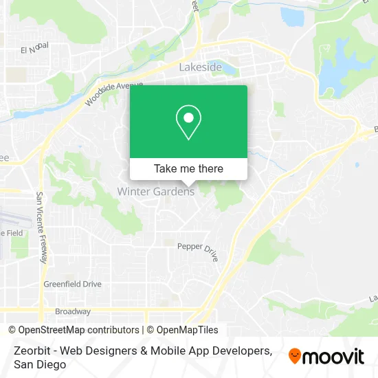 Zeorbit - Web Designers & Mobile App Developers map