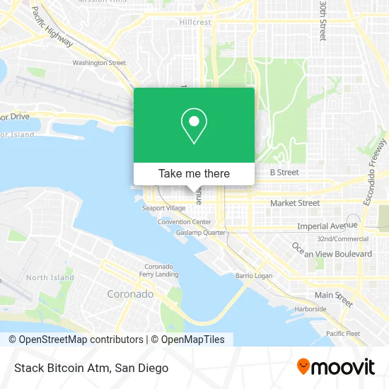 Stack Bitcoin Atm map