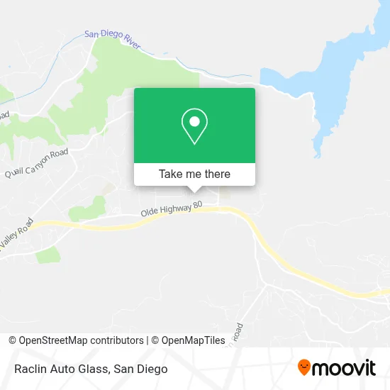 Raclin Auto Glass map