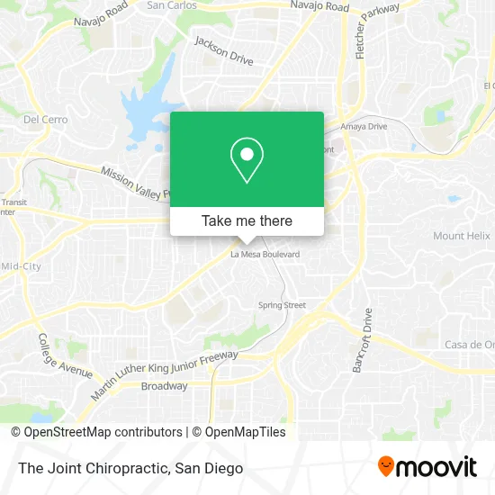 The Joint Chiropractic map
