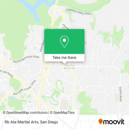 Rb Ata Martial Arts map
