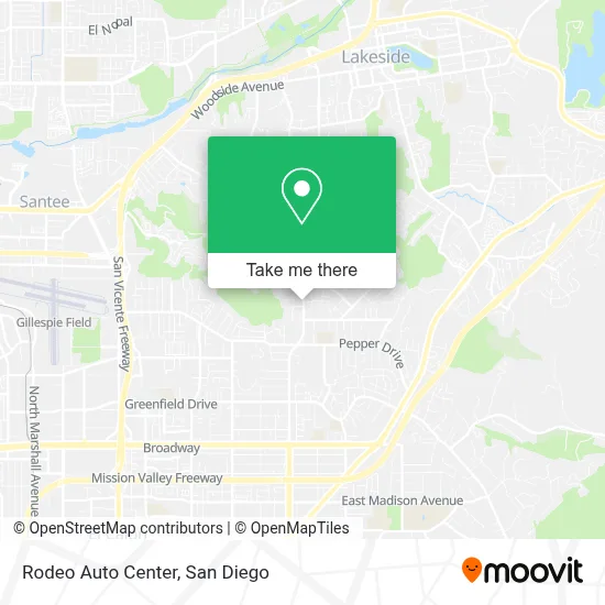 Rodeo Auto Center map
