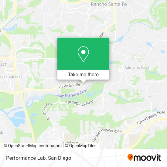 Performance Lab map