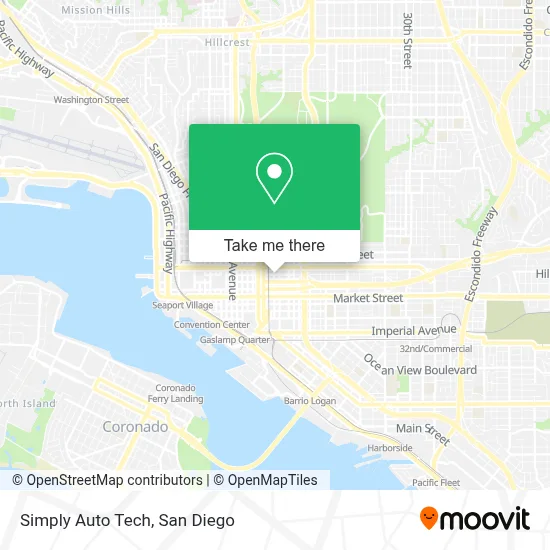 Simply Auto Tech map