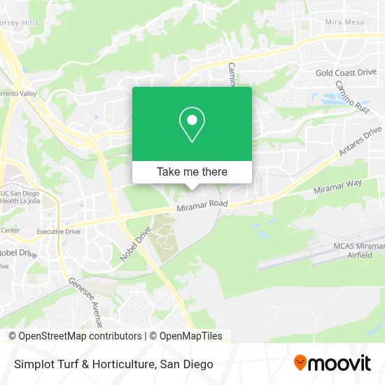 Simplot Turf & Horticulture map