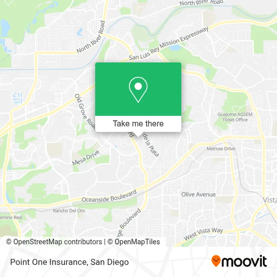 Point One Insurance map