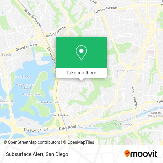 Subsurface Alert map