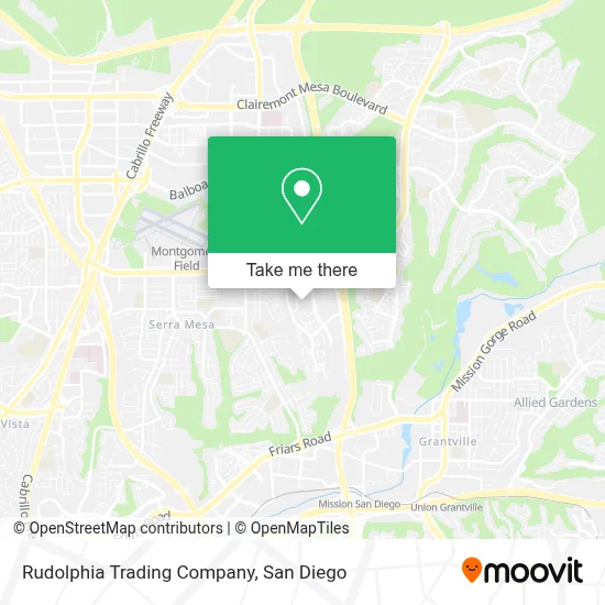 Rudolphia Trading Company map