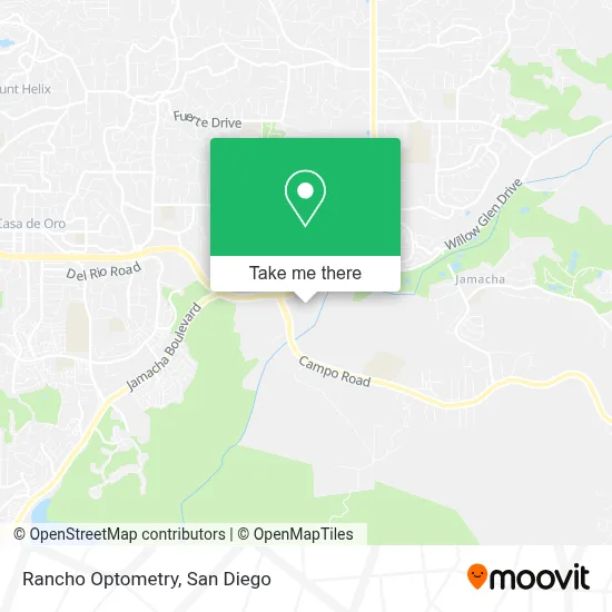 Rancho Optometry map