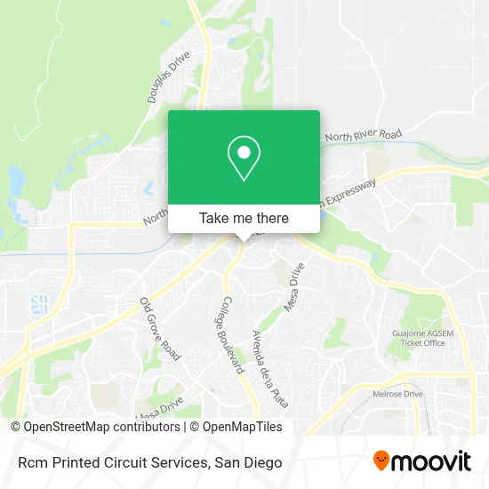 Rcm Printed Circuit Services map
