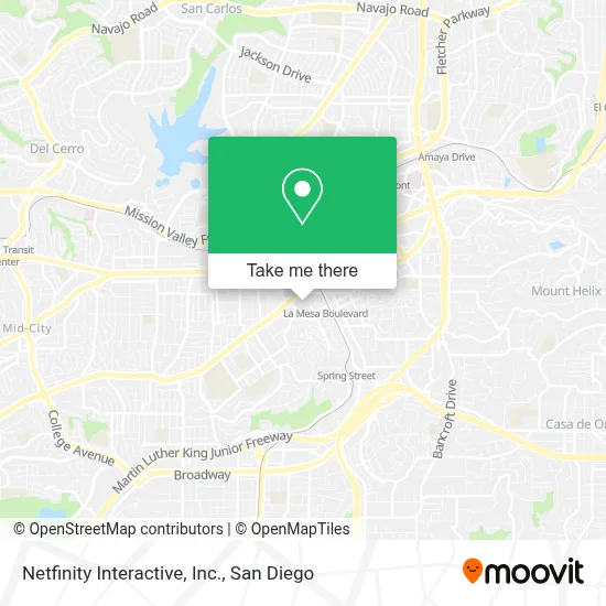 Netfinity Interactive, Inc. map