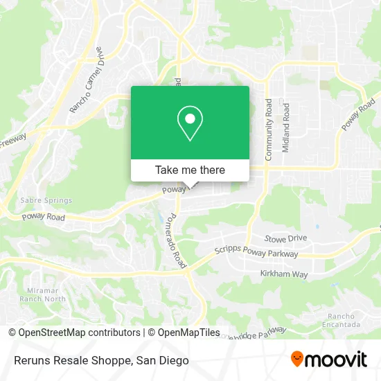 Reruns Resale Shoppe map
