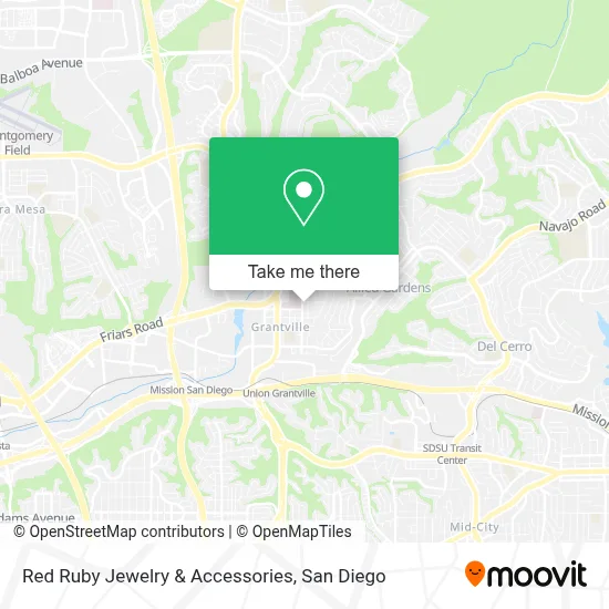 Red Ruby Jewelry & Accessories map