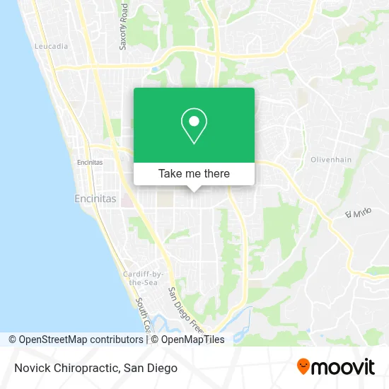 Novick Chiropractic map