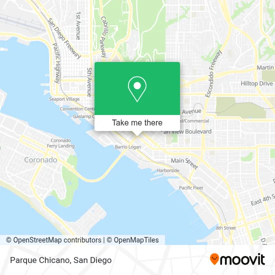 Parque Chicano map
