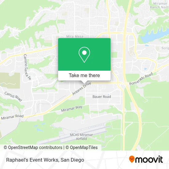Raphael's Event Works map