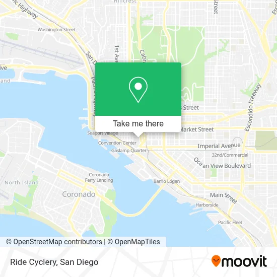 Ride Cyclery map