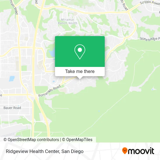 Ridgeview Health Center map