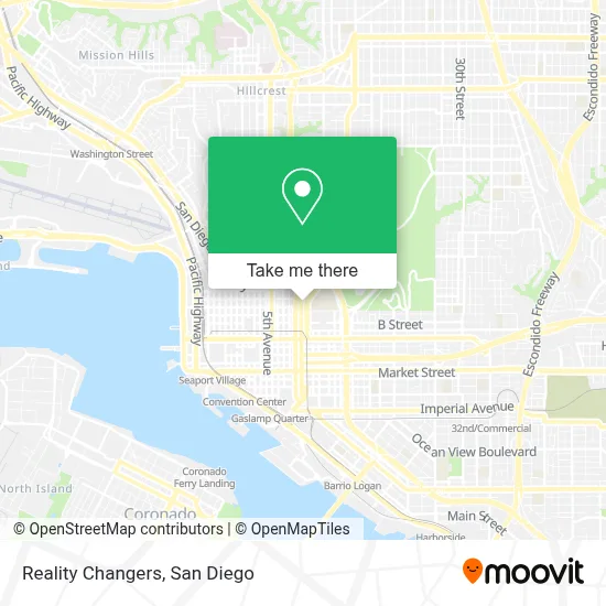 Reality Changers map