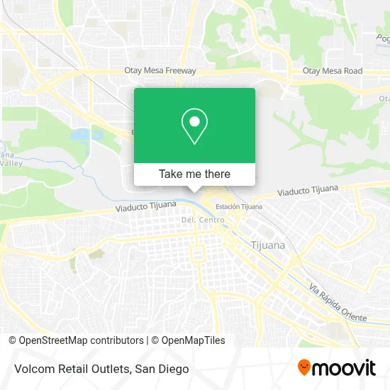 Volcom Retail Outlets map