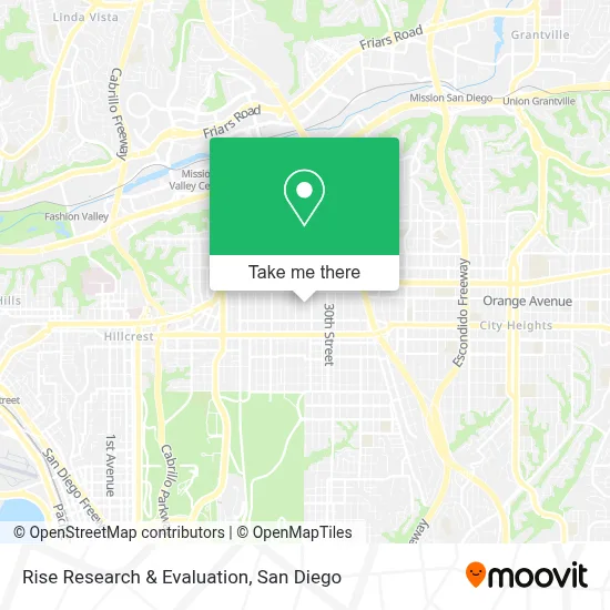 Rise Research & Evaluation map