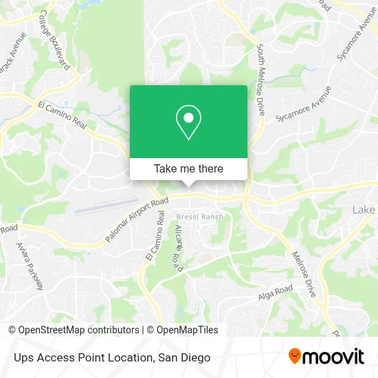 Ups Access Point Location map