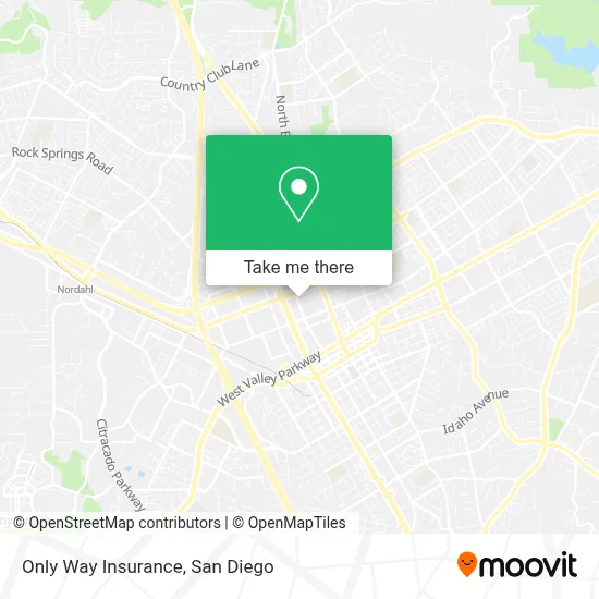 Only Way Insurance map