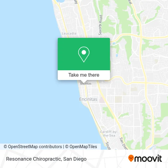 Resonance Chiropractic map