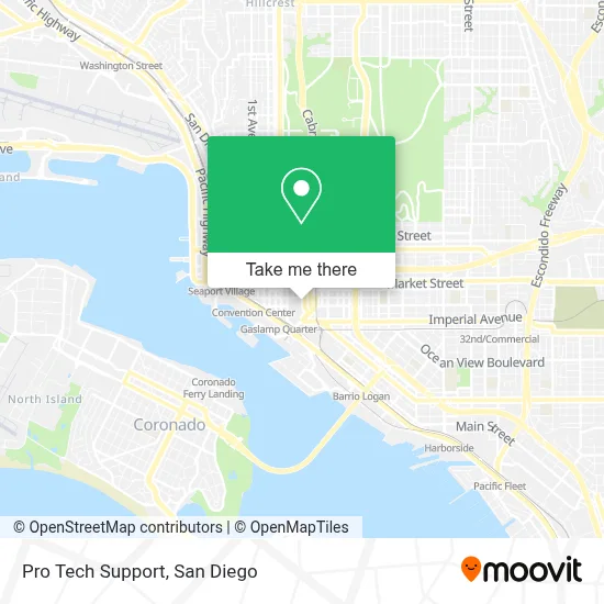 Pro Tech Support map
