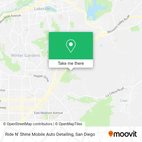 Ride N' Shine Mobile Auto Detailing map
