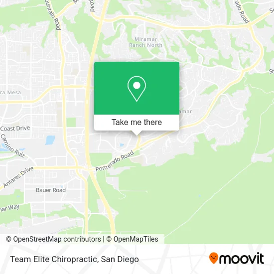 Team Elite Chiropractic map