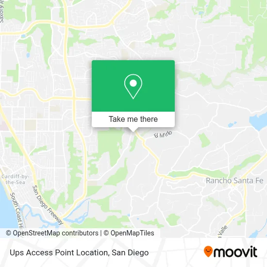 Ups Access Point Location map