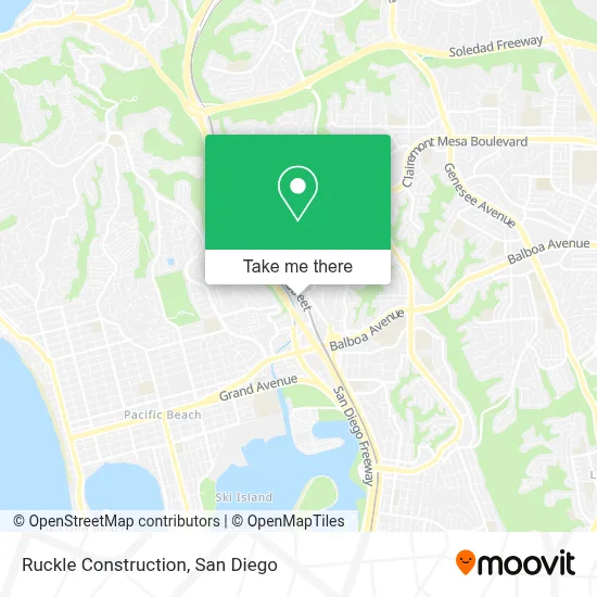 Ruckle Construction map