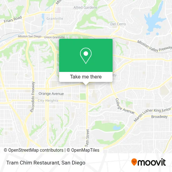 Tram Chim Restaurant map