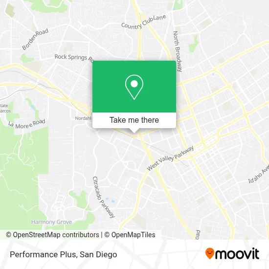 Performance Plus map
