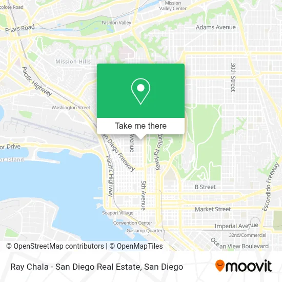 Ray Chala - San Diego Real Estate map