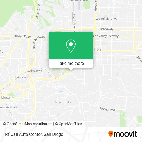 Rf Cali Auto Center map