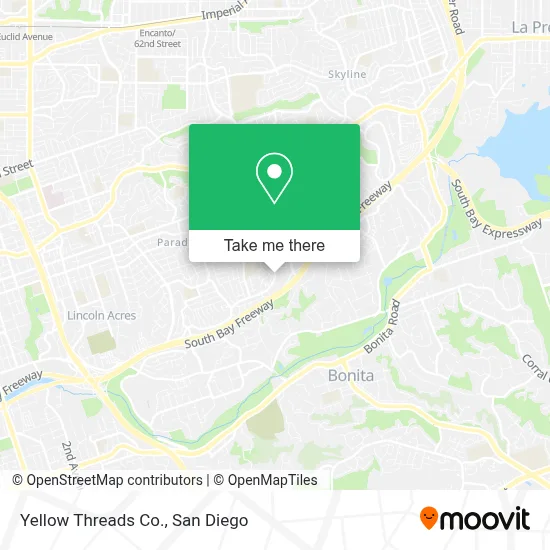 Yellow Threads Co. map