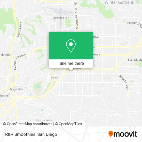 R&R Smoothies map