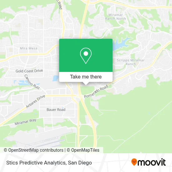 Stics Predictive Analytics map